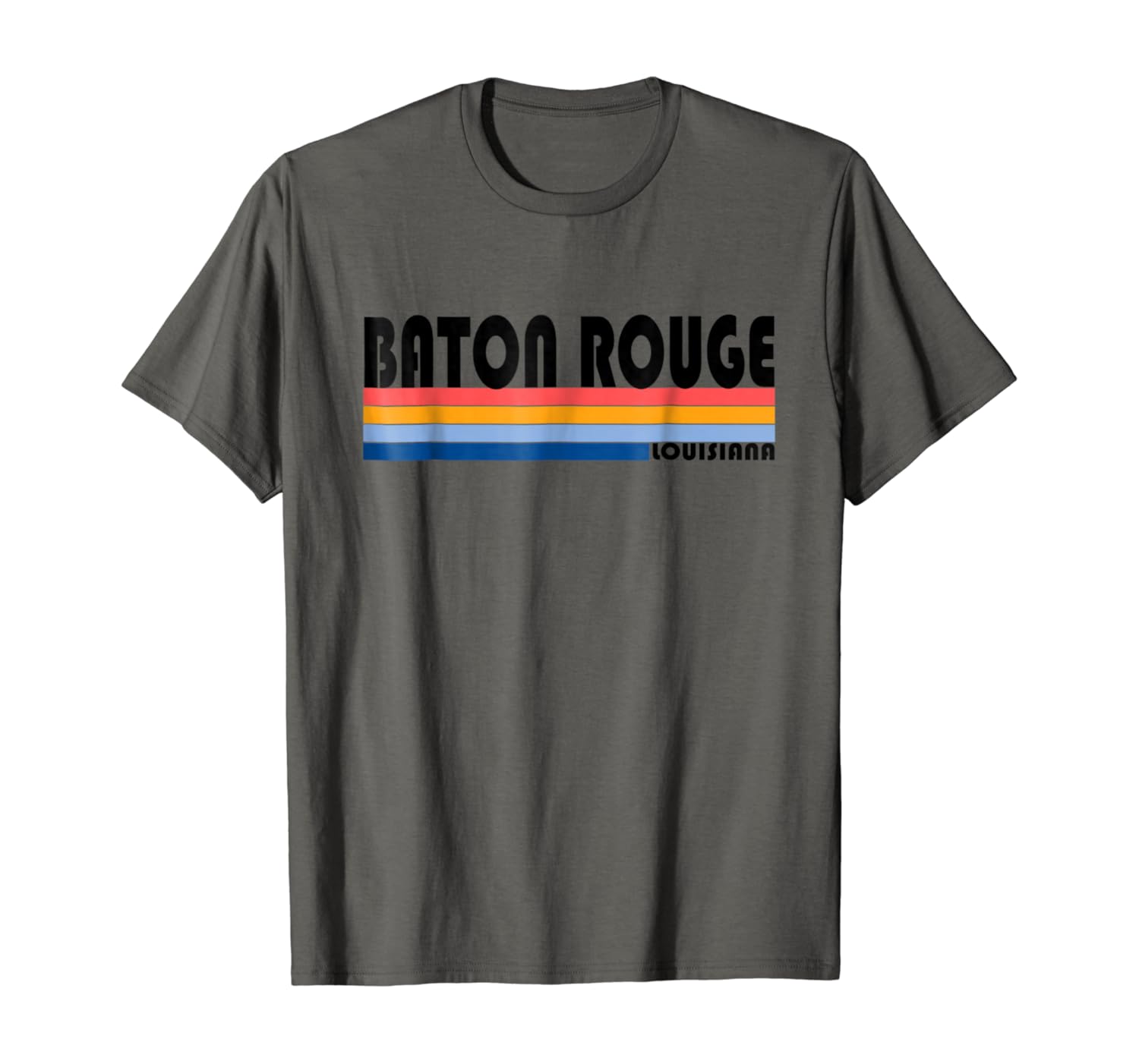 Modern Retro Style Baton Rouge LA TShirt Clothing
